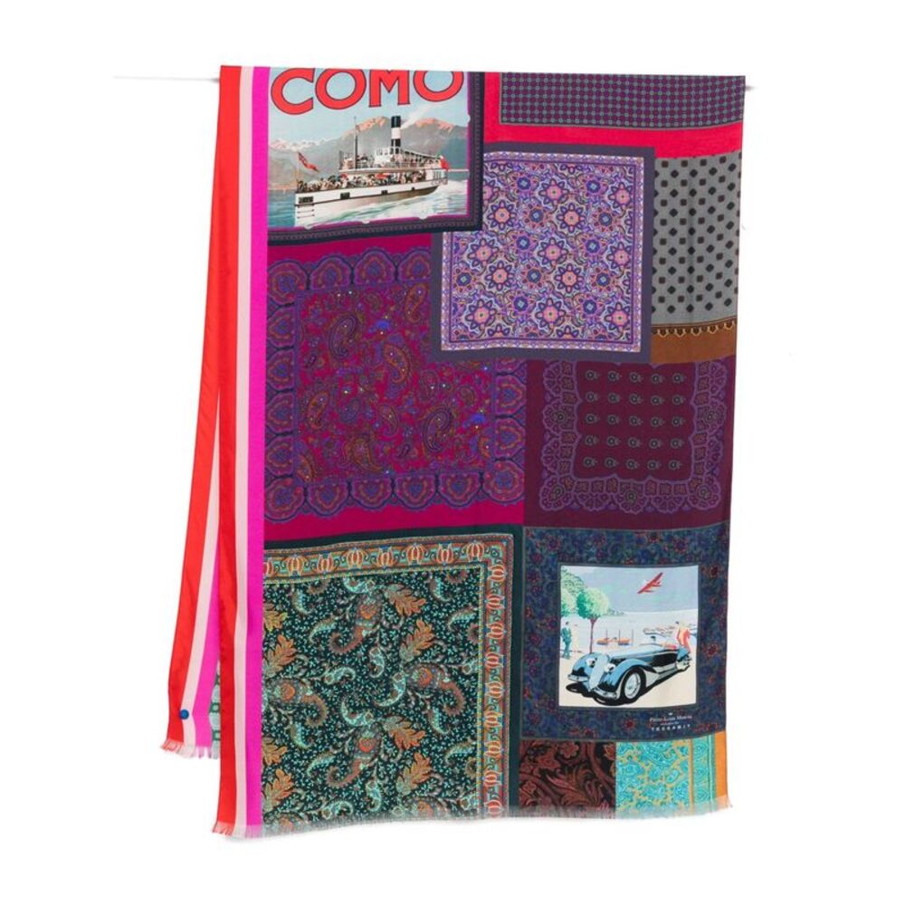 Pierre-Louis Mascia Women Lago Di Como Silk Printed Scarf